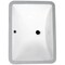 Anzzi Dahlia 20.5" Ceramic Undermount Sink Basin in White LS-AZ113 - alternate 1